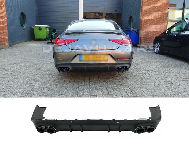 CLS53 AMG Look Diffuser voor Mercedes Benz CLS Klasse C257, Auto diversen, Tuning en Styling, Ophalen of Verzenden