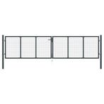 vidaXL Tuinhek van gaas gegalvaniseerd staal 400x100 cm, Verzenden, Nieuw
