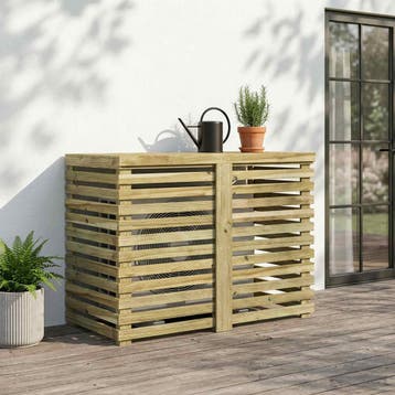vidaXL Airconditioner hoes 110 x 58 x 79 cm Geïmpregneerd, Verzenden, Nieuw