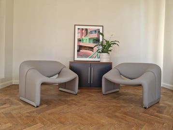 Artifort - Pierre Paulin - Fauteuil (2) - F598 - Wol,