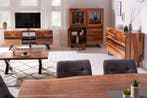 Eettafel Amazonas X 180cm natuurlijk Sheesham/ 40192, Huis en Inrichting, Tafels | Eettafels, Ophalen of Verzenden, Nieuw