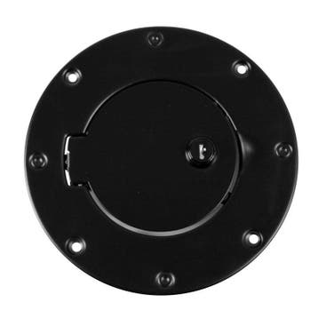 Rugged Ridge 97-06 Jeep Wrangler TJ Black Locking Gas Cap, Ophalen of Verzenden, Nieuw