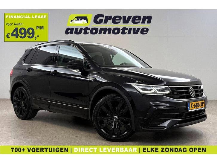 Volkswagen Tiguan 1.5 TSI R-Line Business+ Black Style |, Auto's, Volkswagen, Automaat, SUV of Terreinwagen, Benzine, Zwart, Euro 6