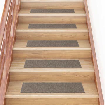 vidaXL Trapmatten zelfklevend 30 stuks 76x20 cm beige, Verzenden, Nieuw