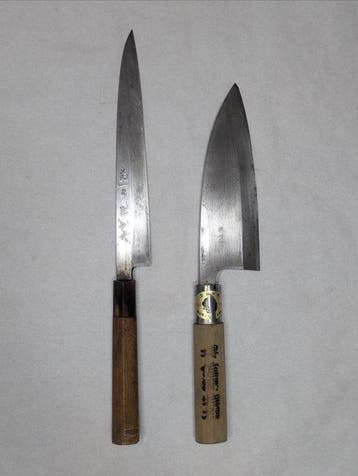 Keukenmes - Staal, Hout - Japan - Traditionele Japanse