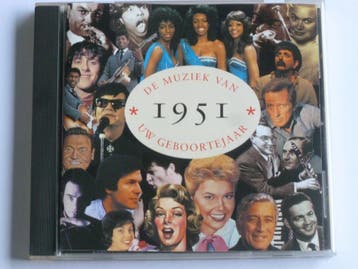 De Muziek van uw Geboortejaar - 1951, Cd's en Dvd's, Cd's | Verzamelalbums, Ophalen of Verzenden, Zo goed als nieuw