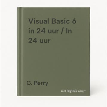 Visual Basic 6 in 24 uur / In 24 uur - G. Perry, Boeken, Verzenden, Gelezen, G. Perry