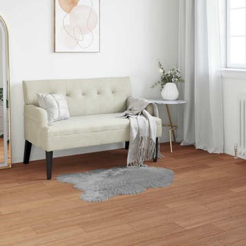 vidaXL Tapijt van imitatie TAFALLA Grijs 80 x 120 cm, Verzenden, Nieuw, Grijs