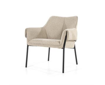 Fauteuil Tony | Taupe Copenhagen | Eleonora, Ophalen of Verzenden, Nieuw