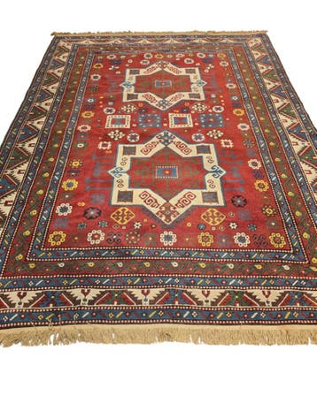 Perzisch tapijt Kazach 280x200 wollen vloerkleed Azerbijan, Perzisch tapijt wollen vloerkleed handgeknoopt kazach , Ophalen of Verzenden