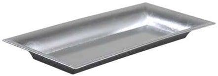 Onderbord Washed Rechthoek Zilver 28x12x3 cm, Huis en Inrichting, Woonaccessoires | Kunstplanten en Kunstbloemen, Nieuw, Ophalen of Verzenden