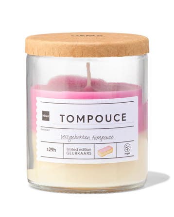 HEMA Geurkaars in glas tompouce, Verzenden, Nieuw