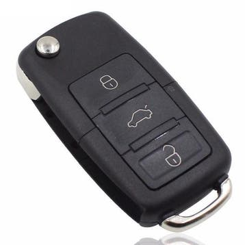 Volkswagen klapsleutel behuizing 3 knoppen, Verzenden, Nieuw