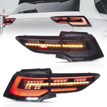 Achterlichten Volkswagen Golf 8 LED Dynamic Zwart, Ophalen of Verzenden, Nieuw