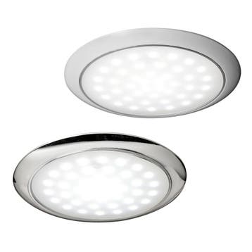 Osculati Plafonniere LED Opbouw 12/24V Wit en Verchroomd-Ver, Watersport en Boten, Bootonderdelen, Ophalen of Verzenden, Nieuw