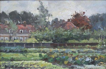 August Willem Van Voorden (1881-1921) - Moestuin Rozenburg