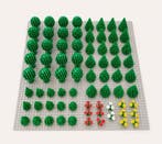 Lego - Legoland - Bomen, grondplaat en bloemen jaren 80 -, Kinderen en Baby's, Speelgoed | Duplo en Lego, Nieuw