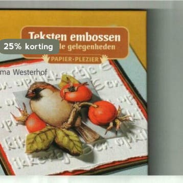 Teksten embossen voor alle gelegenheden - Alma Westerhof, Boeken, Verzenden, Zo goed als nieuw, Alma Westerhof