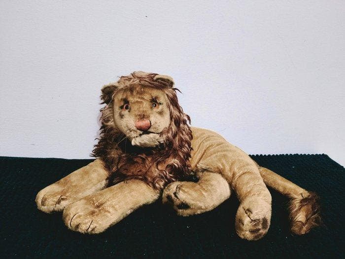 Steiff - Pluche dier Leone - Duitsland, Antiek en Kunst, Antiek | Speelgoed