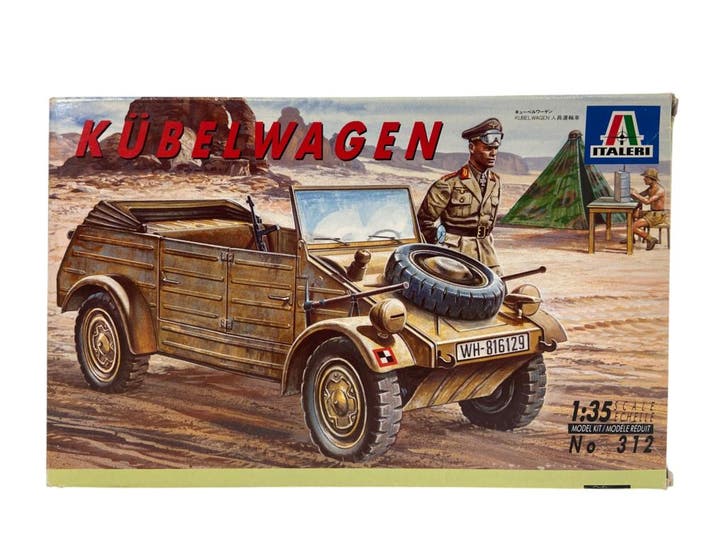 Kübelwagen, Hobby en Vrije tijd, Modelbouw | Auto's en Voertuigen, Verzenden