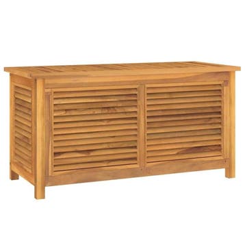 Tuinkist 114x50x58cm van teakhout - 41% voordeel, Tuin en Terras, Ophalen of Verzenden, Zo goed als nieuw, Hout, Overige typen