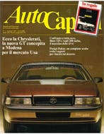 1986 AUTOCAPITAL MAGAZINE 01 ITALIAANS, Nieuw, Author