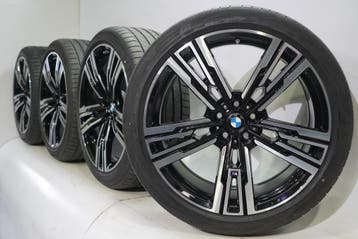 BMW 7 serie G70 X3 G45 908M 21 inch velgen Bridgestone Zomer, Gebruikt, Velg(en), Zomerbanden, 21 inch