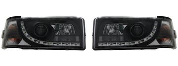 Koplampen LED DRL | geschikt voor Volkswagen T4 | zwart, Verzenden, Nieuw