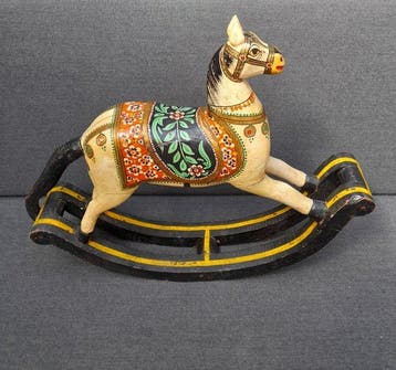 Decoratief ornament - India - Vintage wiegpaard