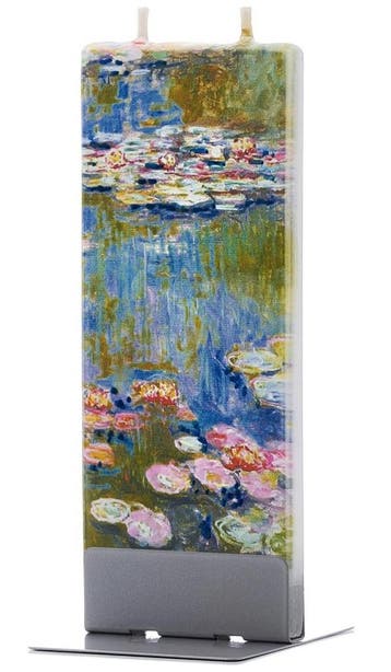 Claude Monet - Waterlelies | FLATYZ platte kaars – unie..., Verzenden, Nieuw