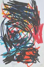 Karel Appel (1921-2006) - Abstracte Compositie