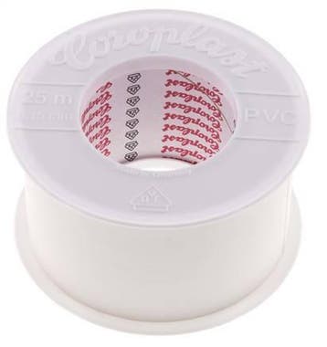 Elektrische Isolatietape Vde-Getest 50mm/25m Wit, Verzenden, Nieuw
