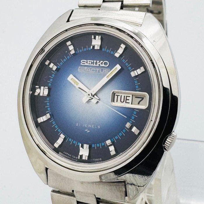 Seiko - 5 Actus Automatic Gradient Blue Dial - 21 Jewels -, Sieraden, Tassen en Uiterlijk, Horloges | Antiek