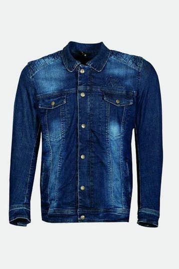 Rusty Stitches Carl Thomas Jas - Blauw / M, Ophalen of Verzenden, Nieuw met kaartje
