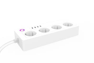 STEKKERBLOK | 4x WANDCONTACTDOOS | 4x USB | WIFI, Ophalen of Verzenden, Nieuw