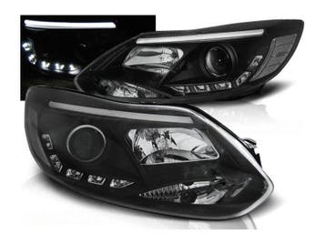 LED tube koplampen Black geschikt voor Ford Focus MK3, Verzenden, Nieuw, Ford