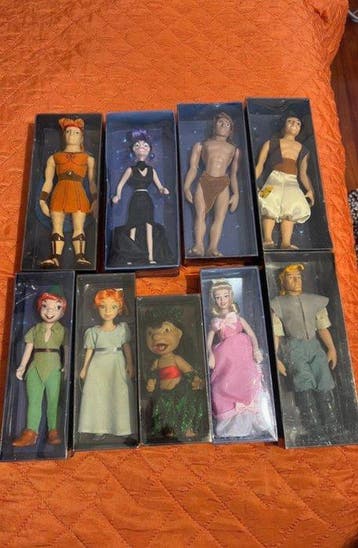Disney - Beeldje, Personaggi di Peter Pan - set di bambole -, Nieuw