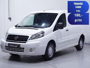 Fiat Scudo 2.0 MultiJet 128 pk L2H1 SX Airco, Euro 5, Stof, Gebruikt, Wit
