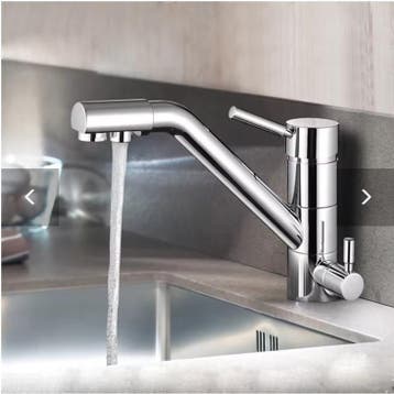3-in-1 Keukenkraan Waterfilter Draaibare Mengkraan, Verzenden, Nieuw