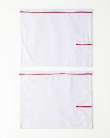 HEMA Placemats 45x35cm katoen met insteekzakje - 2 stuks, Verzenden, Nieuw