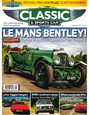 2015 CLASSIC AND SPORTSCAR MAGAZINE (09) SEPTEMBER ENGELS, Nieuw, Author