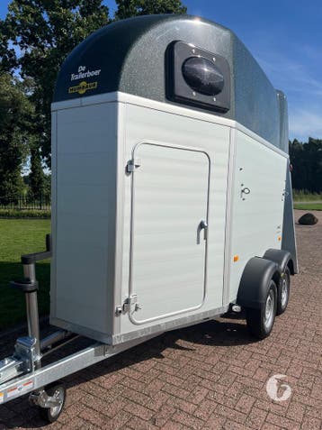 Nieuw! Humbaur 1,5 paards! Met zadelkamer!, Ophalen, Zo goed als nieuw, Aluminium, 1½-paards trailer