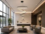 Orien Design Hanglamp Zand Zwart en Goud..., Ophalen, Nieuw
