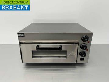 HCB RVS Pizzaoven oven 40 cm steen 230V Horeca, Ophalen of Verzenden, Nieuw in verpakking