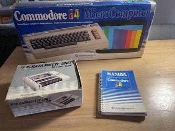 Commodore - 64 - Pack Complete Commodore 64 + Datassette, Nieuw