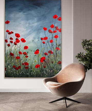 Alla Faber - Wild Poppies. Serie: Poppies XXL