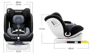 360° Draaibaar Baby-autostoeltje ISOFIX 40–150 cm, Verzenden, Nieuw