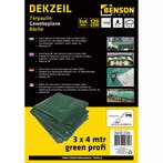 Benson Groen dekzeil 3x4 m - robuust mesh - PE 120GSM - v..., Auto diversen, Aanhangwagen-onderdelen, Ophalen of Verzenden, Nieuw