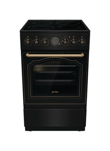 Gorenje GECS5B70CLB cm. 50 - 4 elektrische zones + 1749, Witgoed en Apparatuur, Fornuizen, Ophalen of Verzenden, Nieuw