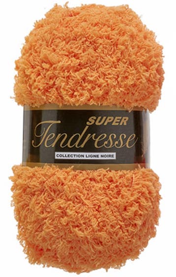 Lammy Yarns Super Tendresse - 41 Lichtoranje - Fantasiegar, Ophalen of Verzenden, Nieuw